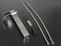 2x mawialux wastafelkraan - hoog model - chrome of rvs - afbeelding 13 van  19