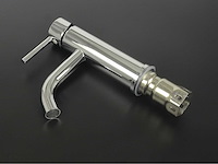 2x mawialux wastafelkraan - laag model - geborsteld rvs of koper (mat en glans) - afbeelding 11 van  17