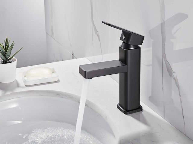 2x mawialux wastafelkraan - mat zwart - afbeelding 32 van  32