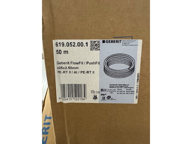 2x meerlagenbuis, geberit flowfit, 619.052.00.1 - afbeelding 3 van  3