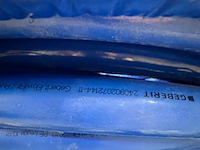 2x meerlagenbuis, geberit flowfit, blauw, geisoleerd - afbeelding 3 van  6