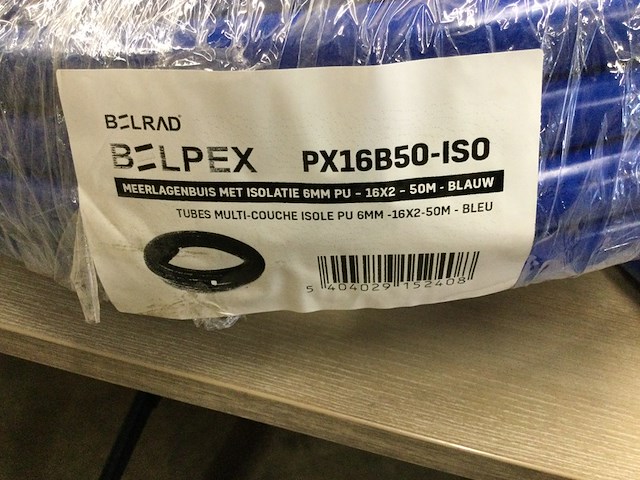 2x meerlagenbuis met mantel, belrad belpex, px16b50-iso, blauw - afbeelding 3 van  4