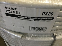 2x meerlagenbuis met mantel doorsnee 20/2, belrad/belpex, px20, wit - afbeelding 3 van  3