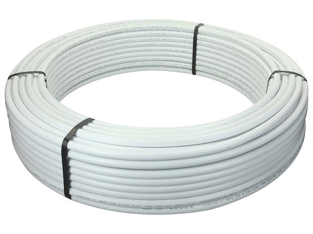 2x meerlagenbuis met mantel doorsnee 20/2, belrad/belpex, px20, wit - afbeelding 1 van  3