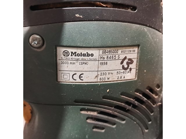 2x metabo, hs 8465 s - afbeelding 8 van  11