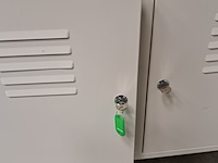 2x metalen dressoirkasten ikea, wit - afbeelding 2 van  9