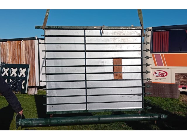 2x metalen hek - afbeelding 10 van  11