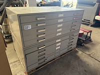 2x metalen ladekast - afbeelding 2 van  3