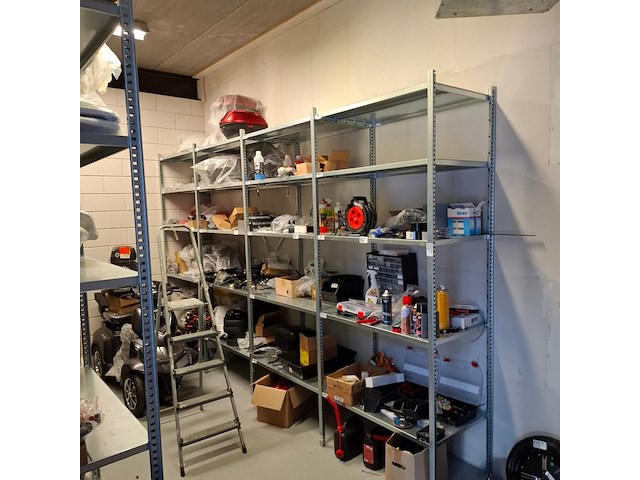 2x metalen legbord stelling - afbeelding 2 van  7