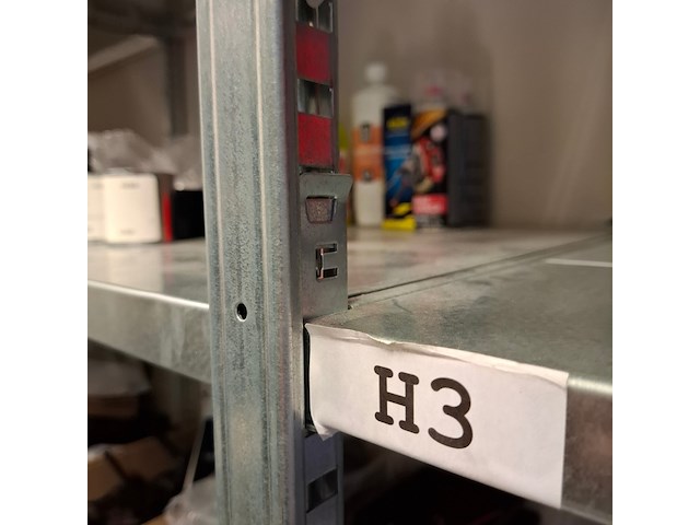 2x metalen legbord stelling - afbeelding 5 van  7