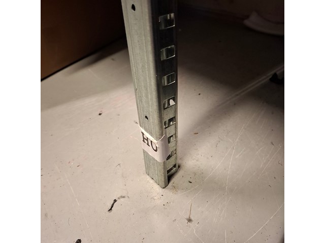 2x metalen legbord stelling - afbeelding 6 van  7