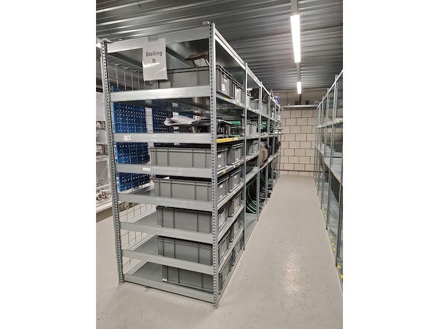 2x metalen magazijnstelling - afbeelding 5 van  11