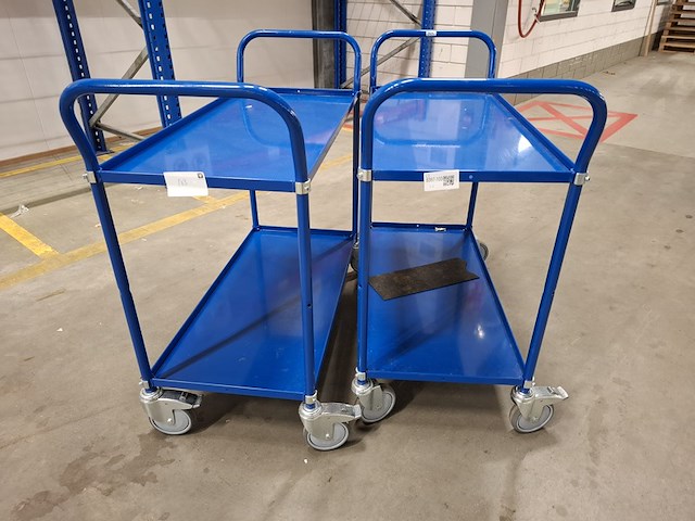 2x metalen materiaalwagen, km - afbeelding 2 van  3