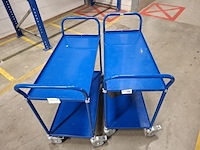 2x metalen materiaalwagen, km - afbeelding 3 van  3