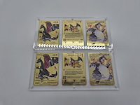 2x metalen pokémon charizard kaarten in luxe acryl display - afbeelding 5 van  6