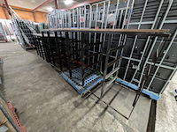 2x metalen schappenstelling t.b.v. euronorm bakken/kratten - afbeelding 6 van  8