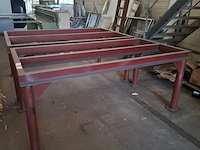 2x metalen werktafel - afbeelding 1 van  3