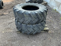 2x michelin agribib 14.9 r24 band, wiel en velg - afbeelding 9 van  12