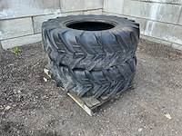 2x michelin agribib 14.9 r24 band, wiel en velg - afbeelding 6 van  12
