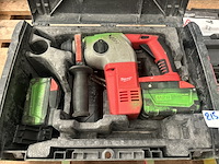 2x milwaukee accugereedschap, accu's en lader in koffer - afbeelding 5 van  9