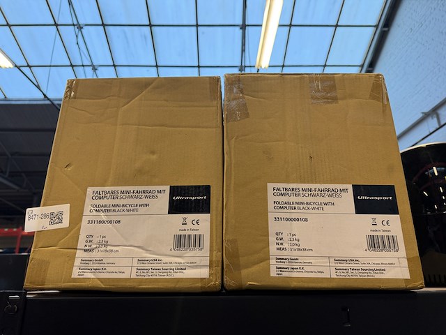 2x mini-bike, compacte hometrainer ultrasport - afbeelding 2 van  3