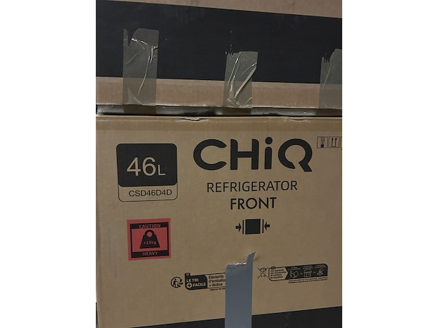 2x mini koelkast, minibar 46 liter chiq, csd46d4d - afbeelding 2 van  4