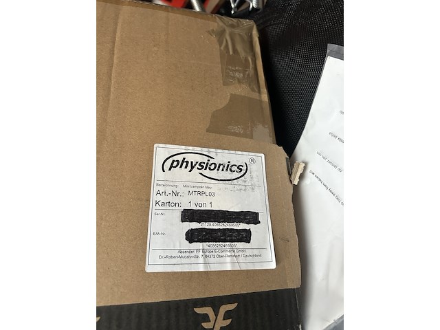 2x mini trampoline physionics, mtrpl03, blauw - afbeelding 4 van  5