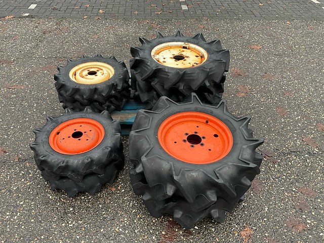 2x minitractor wielen set - afbeelding 2 van  7