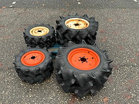 2x minitractor wielen set - afbeelding 2 van  7
