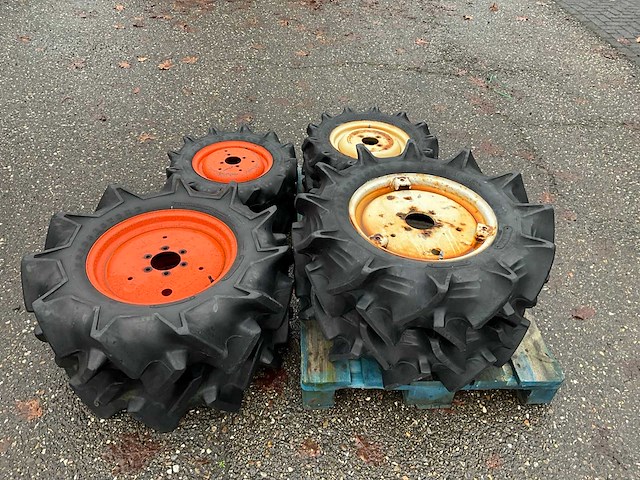 2x minitractor wielen set - afbeelding 3 van  7
