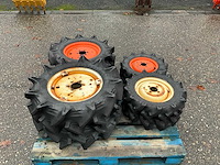 2x minitractor wielen set - afbeelding 4 van  7