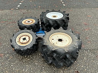 2x minitractor wielen set - afbeelding 2 van  7