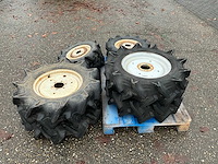 2x minitractor wielen set - afbeelding 3 van  7