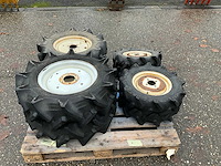 2x minitractor wielen set - afbeelding 4 van  7