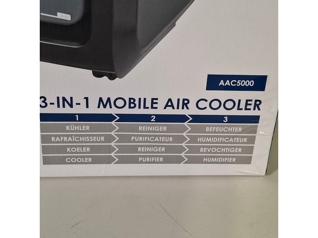 2x mobiele airco, bestron, aac5000 - afbeelding 3 van  6