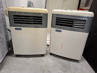 2x mobiele airco widetech, pac-800c - afbeelding 1 van  3