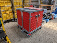 2x modulaire schoonmaakwagen