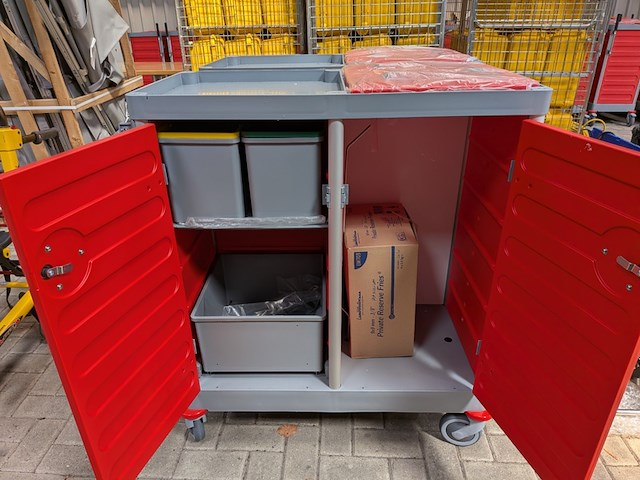 2x modulaire schoonmaakwagen - afbeelding 3 van  7