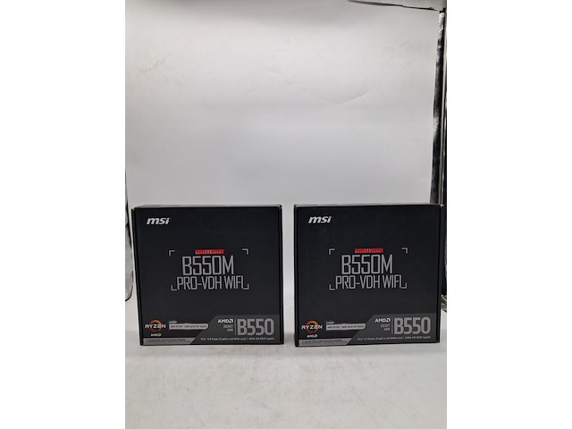 2x moederbord, msi, b550 pro-vdh amd - afbeelding 1 van  7