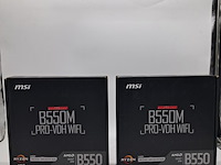 2x moederbord, msi, b550 pro-vdh amd