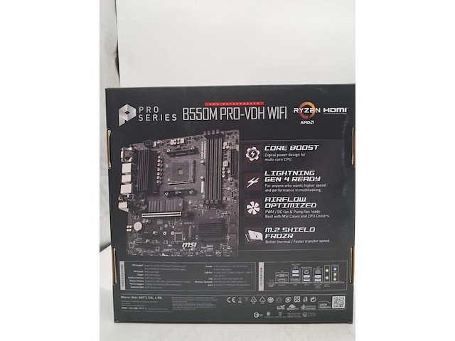 2x moederbord, msi, b550 pro-vdh amd - afbeelding 3 van  7