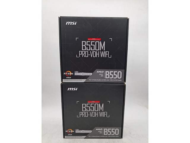 2x moederbord, msi, b550 pro-vdh amd - afbeelding 1 van  8