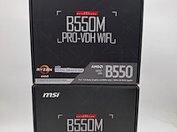 2x moederbord, msi, b550 pro-vdh amd
