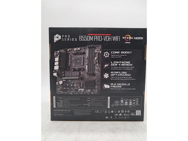 2x moederbord, msi, b550 pro-vdh amd - afbeelding 3 van  8