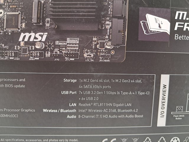 2x moederbord, msi, b550 pro-vdh amd - afbeelding 5 van  8