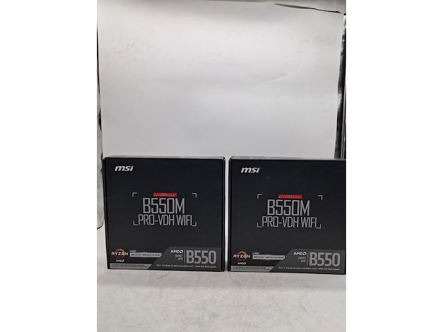 2x moederbord, msi, b550 pro-vdh amd - afbeelding 1 van  10