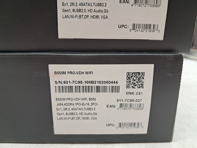 2x moederbord, msi, b550 pro-vdh amd - afbeelding 2 van  10