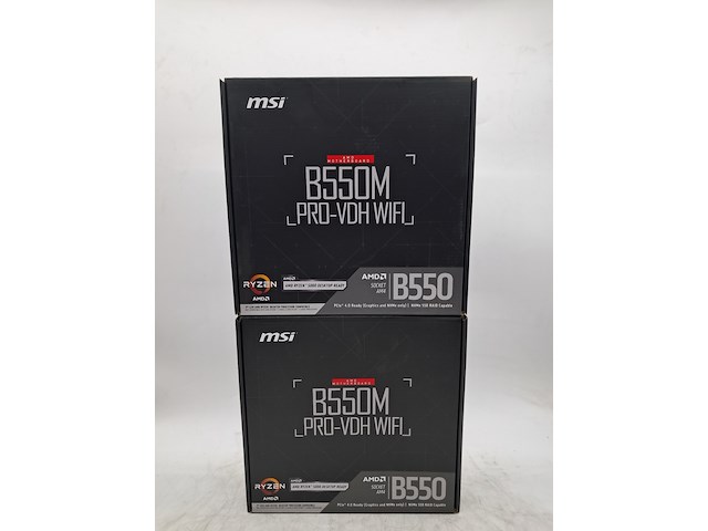 2x moederbord, msi, b550 pro-vdh amd - afbeelding 1 van  10