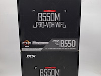 2x moederbord, msi, b550 pro-vdh amd - afbeelding 1 van  10