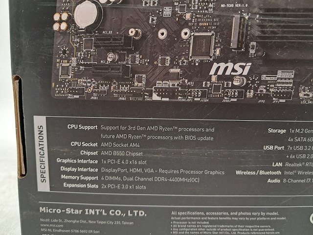 2x moederbord, msi, b550 pro-vdh amd - afbeelding 7 van  10